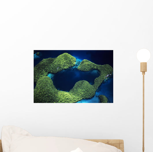 Micronesia Palau Aerial Rock Wall Decal