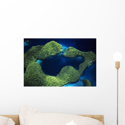 Micronesia Palau Aerial Rock Wall Decal