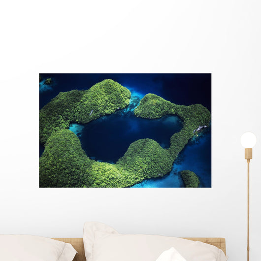 Micronesia Palau Aerial Rock Wall Decal