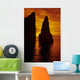 Galapagos Orange Sunrise over Wall Decal