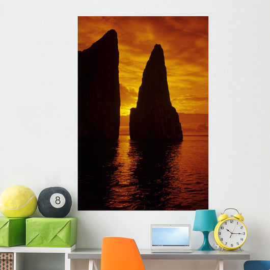 Galapagos Orange Sunrise over Wall Decal