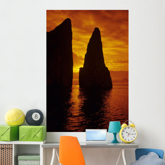 Galapagos Orange Sunrise over Wall Decal