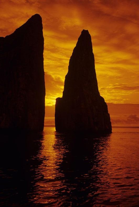 Galapagos Orange Sunrise over Wall Decal