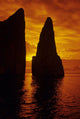 Galapagos Orange Sunrise over Wall Decal