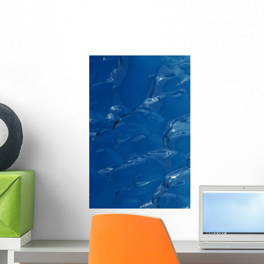 Close-up Glacial Ice Wall Decal Design 2