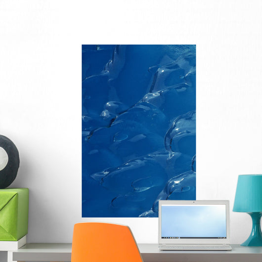 Close-up Glacial Ice Wall Decal Design 2