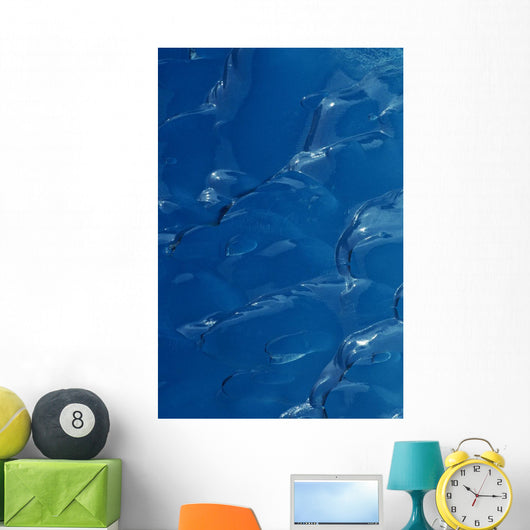 Close-up Glacial Ice Wall Decal Design 2