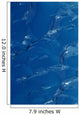 Close-up Glacial Ice Wall Decal Design 2
