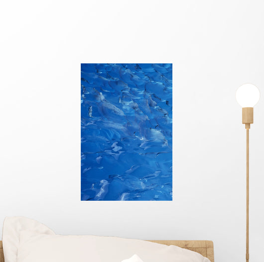 Close-up Glacial Ice Wall Decal Design 1