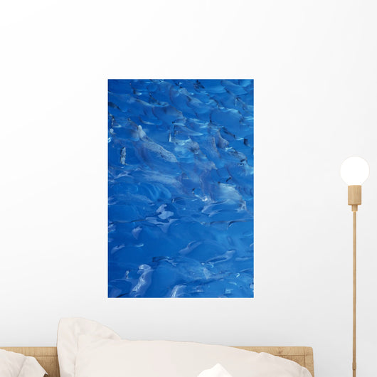 Close-up Glacial Ice Wall Decal Design 1