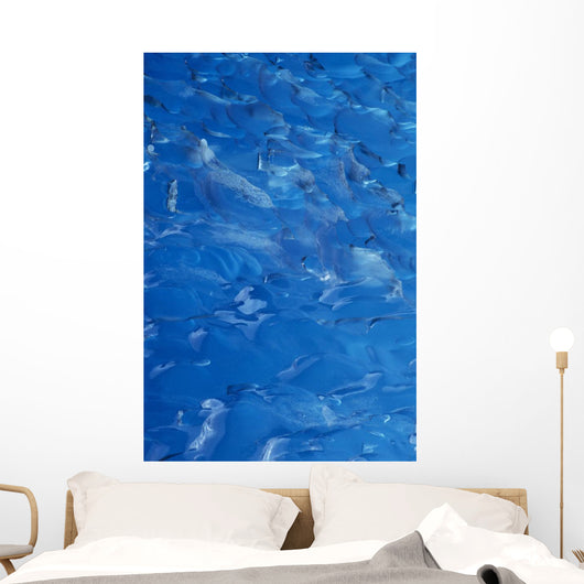 Close-up Glacial Ice Wall Decal Design 1