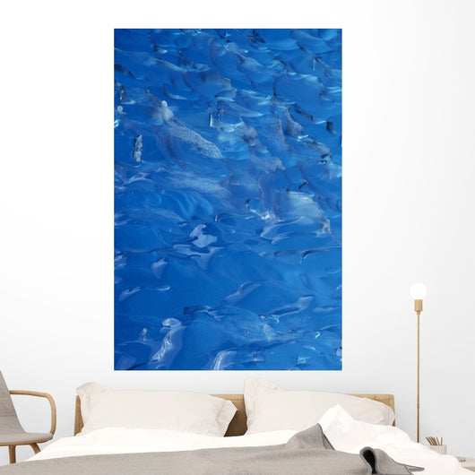 Close-up Glacial Ice Wall Decal Design 1