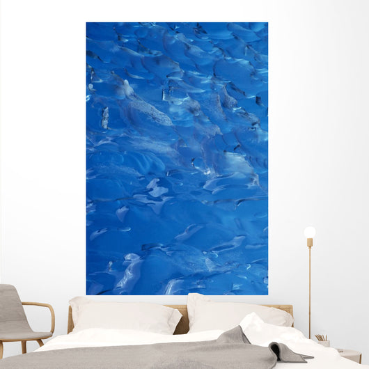 Close-up Glacial Ice Wall Decal Design 1