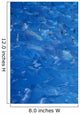 Close-up Glacial Ice Wall Decal Design 1