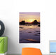 USA Sun Setting over Wall Decal