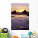 USA Sun Setting over Wall Decal