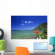 USA Hawaii Oahu Clear Wall Decal