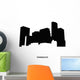 Minnesota Silhouette White Black Wall Decal