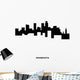 Long Minnesota Silhouette White Black Wall Decal