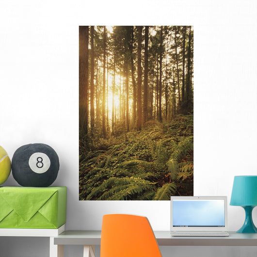 USA Oregon Ferns and Wall Decal
