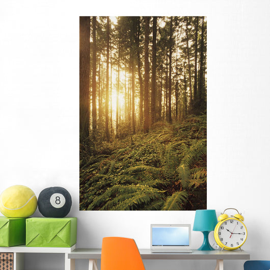 USA Oregon Ferns and Wall Decal