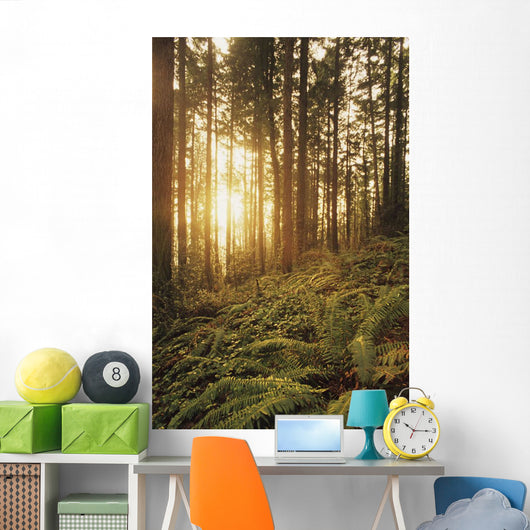 USA Oregon Ferns and Wall Decal
