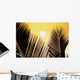 Pale Yellow Sunball behind Wall Decal