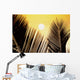 Pale Yellow Sunball behind Wall Decal