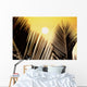 Pale Yellow Sunball behind Wall Decal