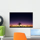 Joshua Trees Silhouetted Dawn Wall Decal