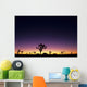 Joshua Trees Silhouetted Dawn Wall Decal