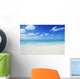 Turquoise Ocean And White Sand Beach Wall Mural