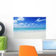 Turquoise Ocean And White Sand Beach Wall Mural