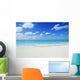 Turquoise Ocean And White Sand Beach Wall Mural