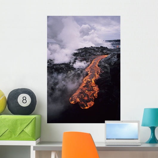 USA Hawaii USA Volcanoes Wall Decal