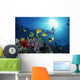 Female Snorkeler Silhouetted with Wall Decal