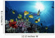Female Snorkeler Silhouetted with Wall Decal