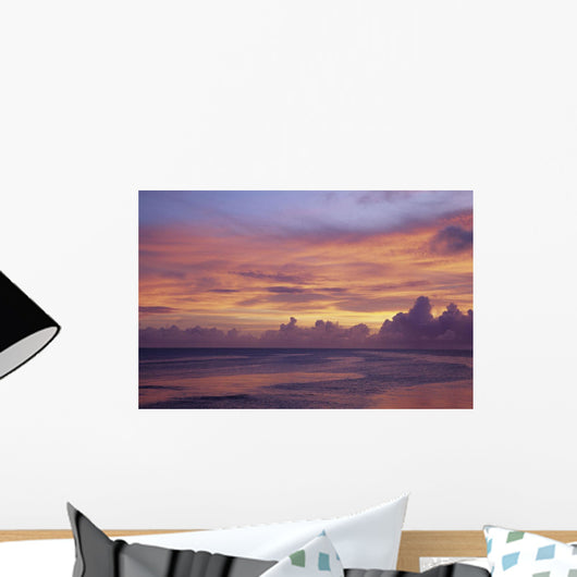 Sunset near Kwajalein Atoll Wall Decal