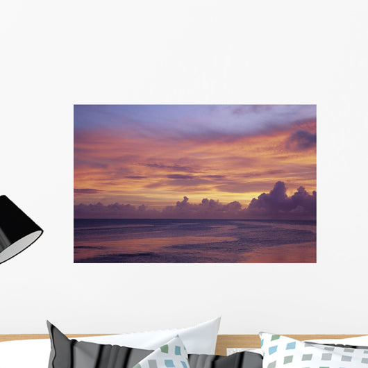 Sunset near Kwajalein Atoll Wall Decal