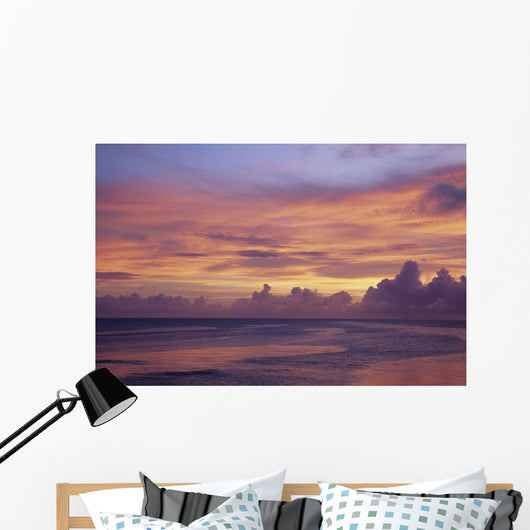 Sunset near Kwajalein Atoll Wall Decal