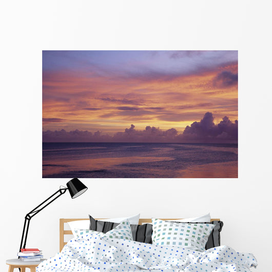 Sunset near Kwajalein Atoll Wall Decal