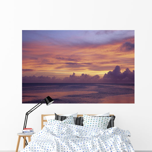 Sunset near Kwajalein Atoll Wall Decal