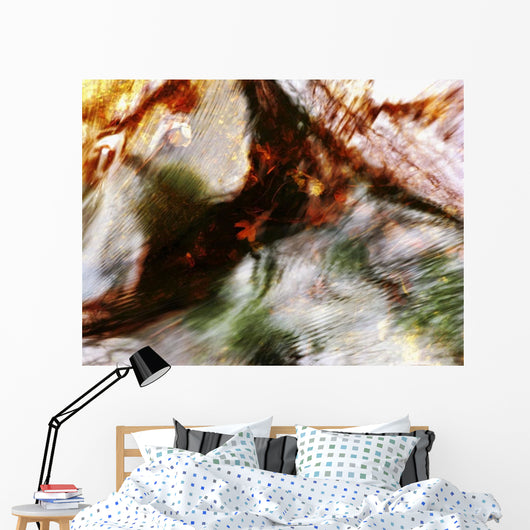 Colorful Reflections Water Wall Decal Design 3