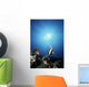 USA with Sunburst Wall Decal