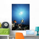 USA with Sunburst Wall Decal