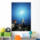 USA with Sunburst Wall Decal
