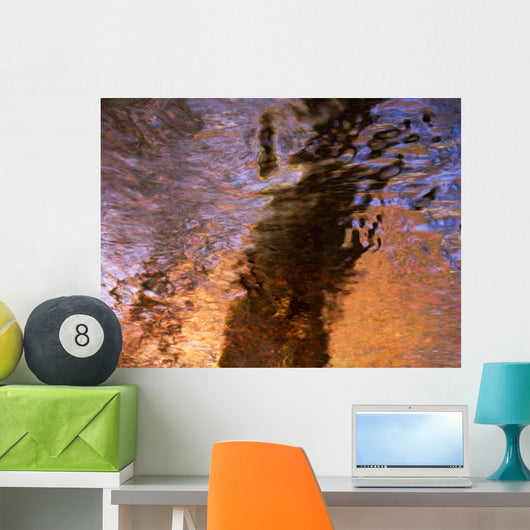 Colorful Reflections Water Wall Decal Design 2