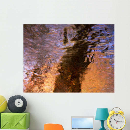Colorful Reflections Water Wall Decal Design 2