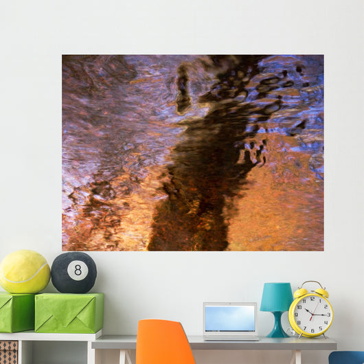 Colorful Reflections Water Wall Decal Design 2