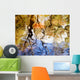 Colorful Glassy Reflections Water Wall Decal Design 1